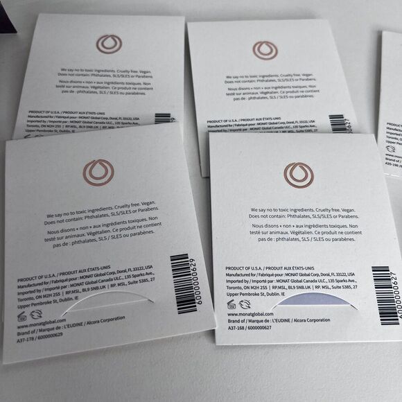 Monat Samples Skin Care Variety Pack LOT 9 + Skin Care Routine Pack + Booklet - Picture 10 of 13